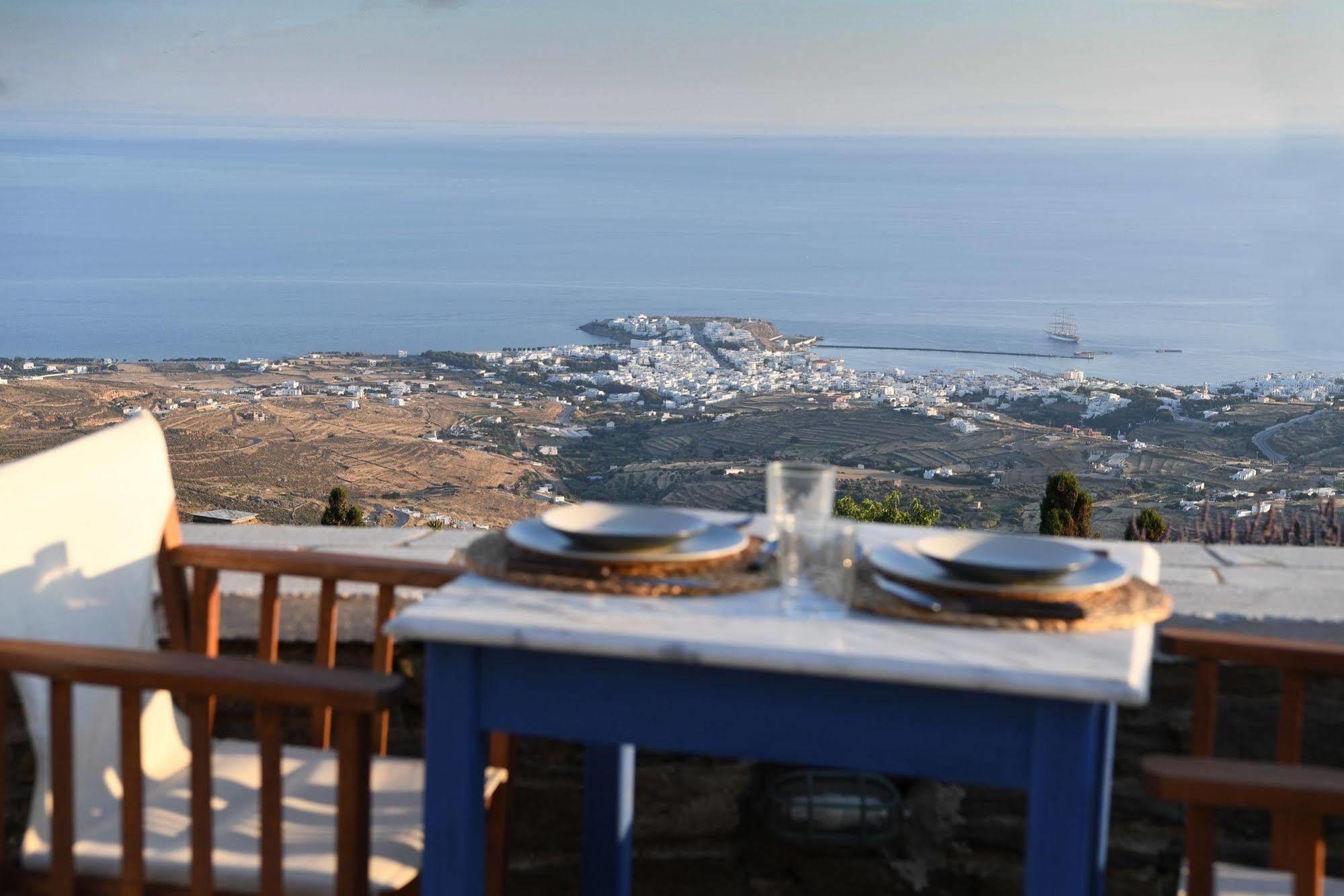 Tinos Sky View Villa Arnados Dış mekan fotoğraf